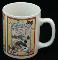 Mary Engelbreit EVERYONE NEEDS THEIR OWN SPOT Coffee Mug